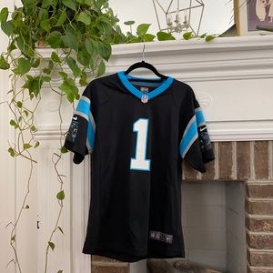 Can Newton #1 NFL Carolina Panthers black jersey